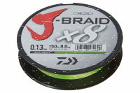 Daiwa J-Braid X8 300m / Chartreuse 0,10mm / 6.0kg