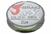 Daiwa J-Braid X8 300m / Chartreuse 0,24mm / 18.0kg