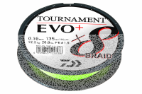 Daiwa Tournament X8 Braid EVO+ 270m / Chartreuse 0,12mm / 8.6kg