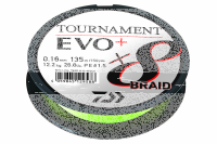 Daiwa Tournament X8 Braid EVO+ 270m / Chartreuse 0,20mm / 18.0kg