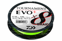 Daiwa Tournament X8 Braid EVO+ 135m / Chartreuse 0,16mm / 12.2kg