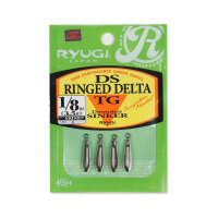 Ryugi DS Ringed Delta TG / Tungsten / Free Rig / Drop Shot 2.7g - 3/32oz