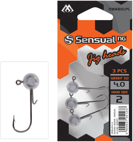 Mikado - SENSUAL - JIG HEAD 14g-4/0 BN - 3 Stck.
