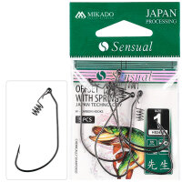 Mikado - SENSUAL - OFFSET WITH SPRING NR. 3/0 BN - 4 Stck.