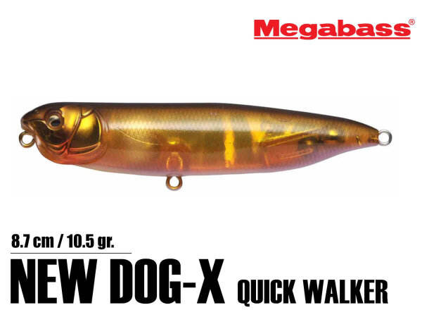 Megabass NEW DOG-X QUICK WALKER / 8.7cm
