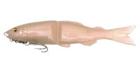 Megabass MAGDRAFT HASU RAVER / 7" / 17.8cm ALBINO PEARL SHAD