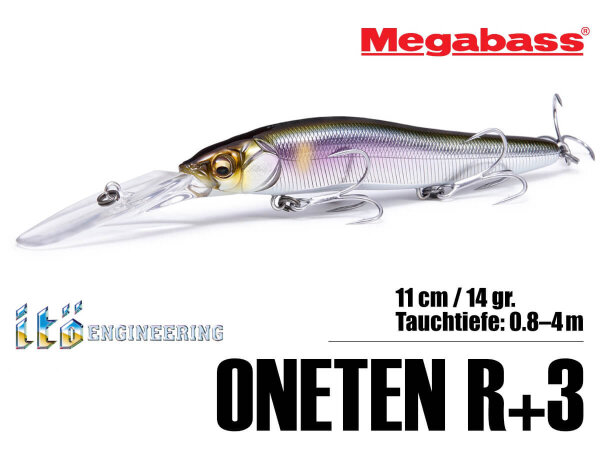 Megabass ONETEN R+3 / 11cm