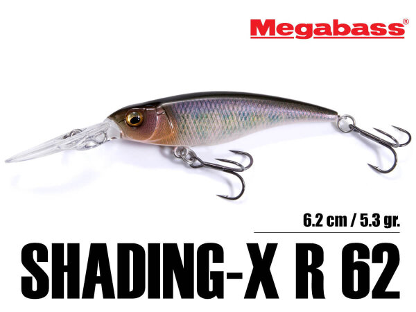 Megabass SHADING-X R 62 / 6.2cm