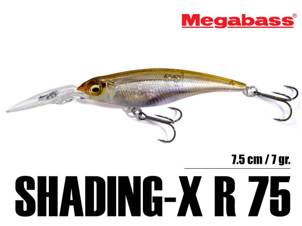 Megabass SHADING-X R 75 / 7.5cm