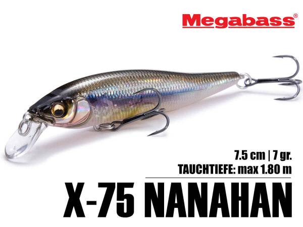 Megabass X-75 NANAHAN / 7.5cm