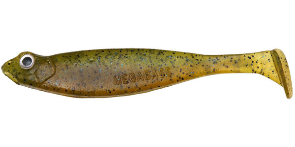 Megabass HAZEDONG SHAD SW 3" / 7.6cm GREEN PUMPKIN/WATER MELON