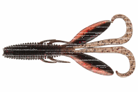 Daiwa Steez Hog Krebs-Imitat - 76mm Red Crawfish