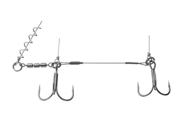 Daiwa Prorex Screw-In Shallow Rig Stinger Haken System Drilling M - 2/0+1/0