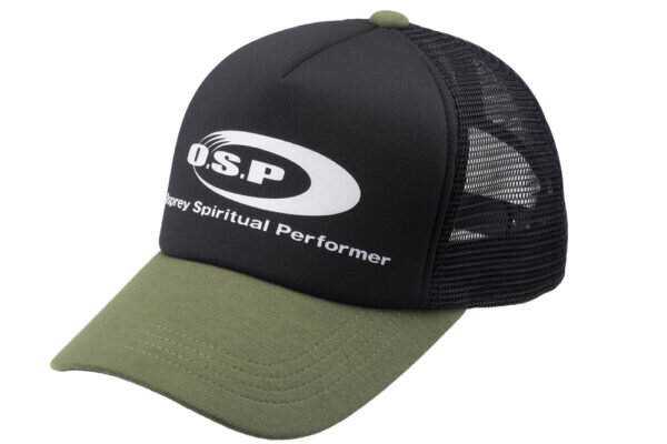 O.S.P Logo Mesh Cap NEW Black Khaki