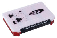 O.S.P Tool Case 3010NDM Box White/Red/Clear