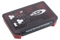 O.S.P Tool Case 3010NDM Box Black/Red/Clear