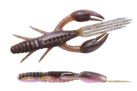 O.S.P. DoLive Craw 3" / ca.7.6cm GREEN PUMPKIN/PINK & RED FLAKE TW155