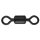 SPRO Matte Black Rolling Swivel/Wirbel