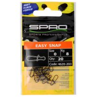 SPRO Matte Black Easy Snap