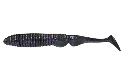 JACKALL AMMONITE SHAD 3.0" / ca.7.62cm MARUHATA SEXY BLACK