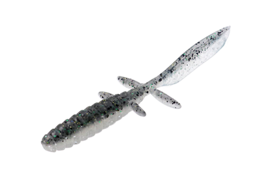 JACKALL DB UMA FREE 4.5″ / ca.11.4cm DARK THUNDER/CLEAR SILVER