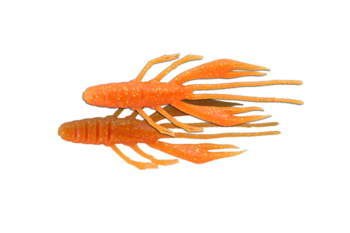 JACKALL WAVER SHRIMP SALT PB 2.8" / ca.7.1cm ORANGE GOLD FLAKE