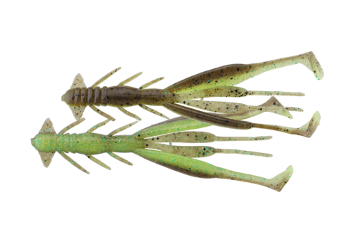 JACKALL JIMMY SHRIMP 3" / ca.7.6cm GREEN PUMPKIN/CHARTREUSE