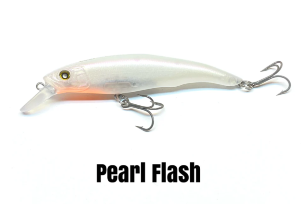 NISHINE LURE WORKS Erie 95SD Wobbler/Jerkbait Pearl Flash