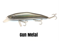 NISHINE LURE WORKS Erie 115SD Wobbler/Jerkbait Gun Metal