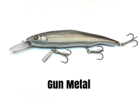 NISHINE LURE WORKS Erie 115MD Wobbler/Jerkbait Gun Metal