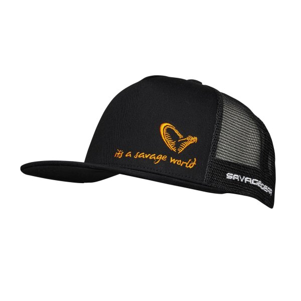 Savage Gear ALL BLACK CAP ONESIZE BLACK CAVIAR