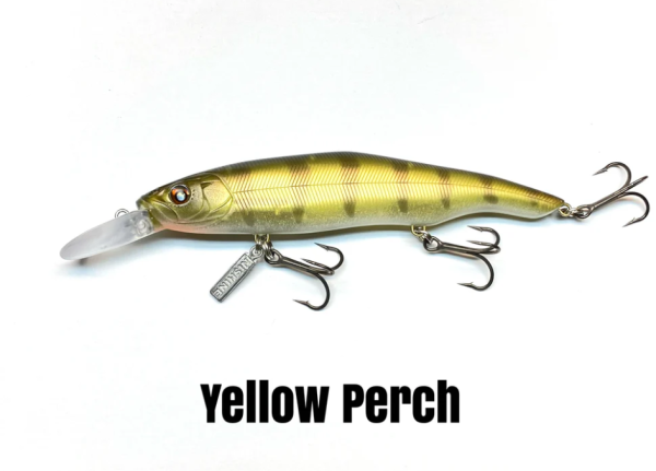 NISHINE LURE WORKS Erie 115MD Wobbler/Jerkbait Yellow Perch