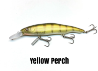 NISHINE LURE WORKS Erie 115MD Wobbler/Jerkbait Yellow Perch