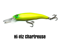 NISHINE LURE WORKS Erie 95MD Wobbler/Jerkbait Hi-Viz Chartreuse