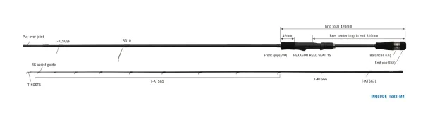 ZENAQ INQLUDE IS82-M4 SQUID IMPACT 2pcs 248cm 10-28g