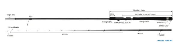 ZENAQ INQLUDE IS88-M9 MAGNUM BULLET 2pcs 263cm 15-80g