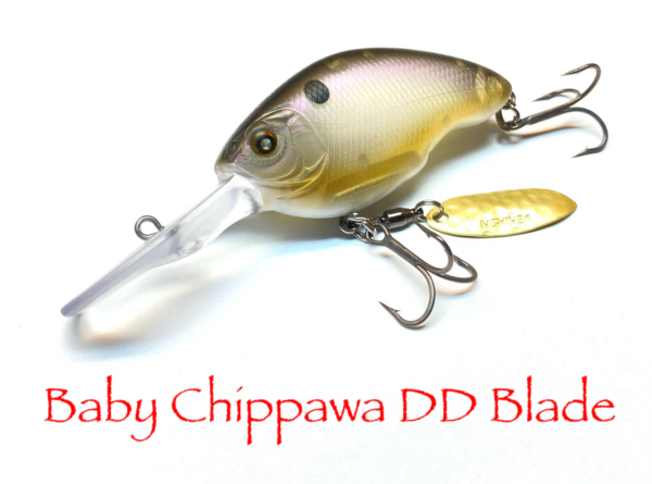 NISHINE LURE WORKS Baby Chippawa DD Blade