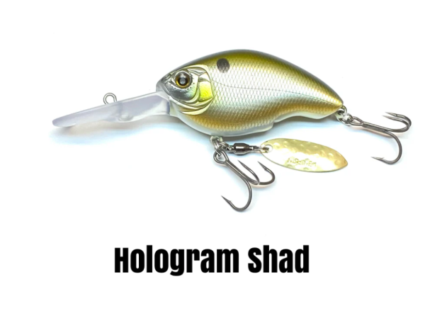 NISHINE LURE WORKS Baby Chippawa DD Blade Hologram Shad