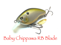 NISHINE LURE WORKS Baby Chippawa RB Blade