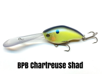 NISHINE LURE WORKS Chippawa XDD SHAD (EXTRA DEEP DIVER) BPB Chartreuse Shad