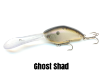 NISHINE LURE WORKS Chippawa XDD SHAD (EXTRA DEEP DIVER) Ghost Shad