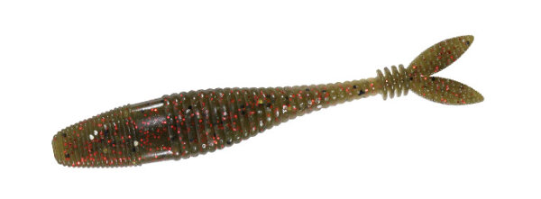 F018 Green Pumpkin/Red Flake