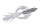 Clear crystal flakes W068 (SW Color)